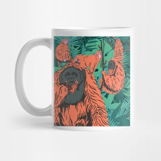 Exotic Monkey Party Mug